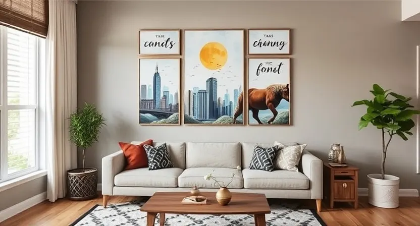 10 Cool Artwork Ideas for Unique Wall Decor