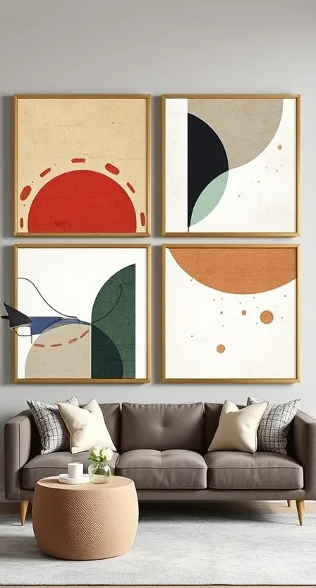 Abstract Geometric Artwork