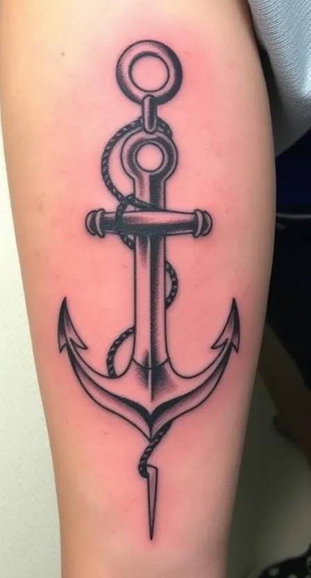 Anchor Tattoo – Stability and Grounding