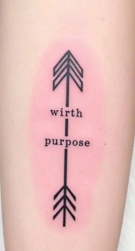 Arrow Tattoo – Moving Forward with Purpose