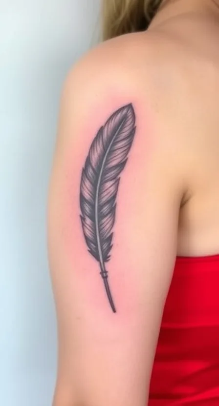 Feather Tattoo – Freedom and Lightness