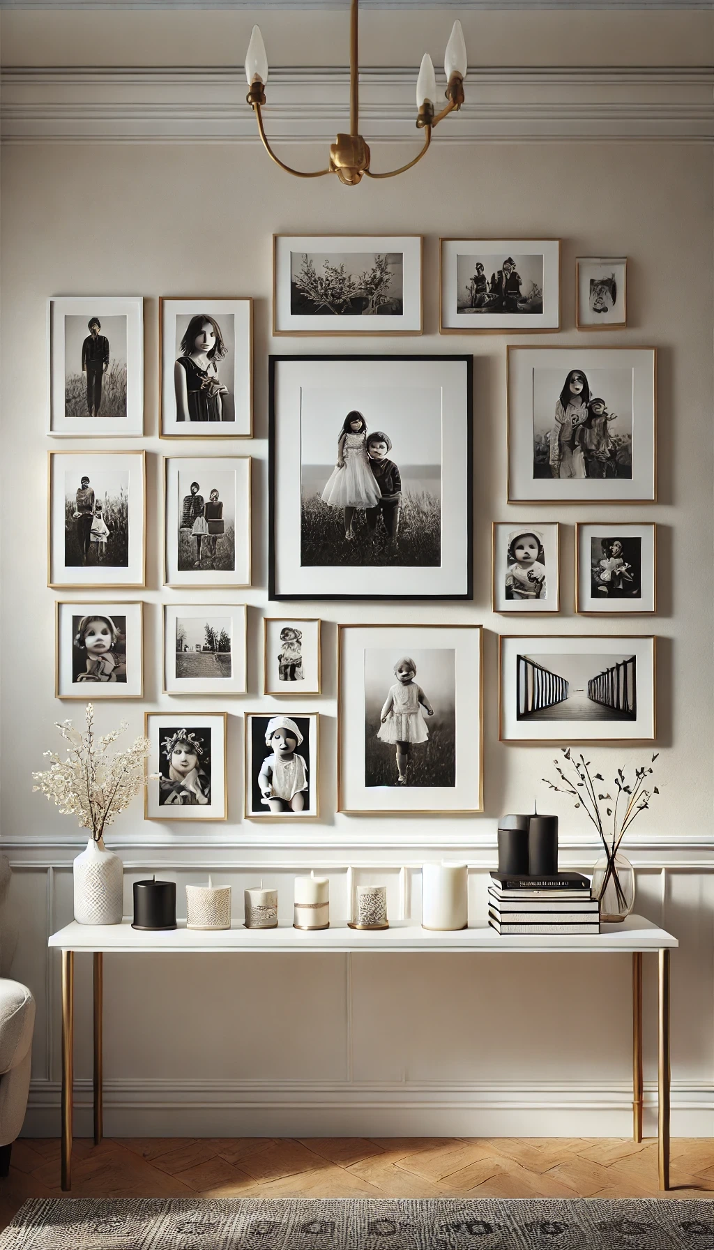 Gallery Wall of Family Photos