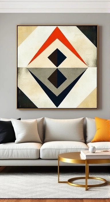 Geometric Abstract Art for Modern Spaces