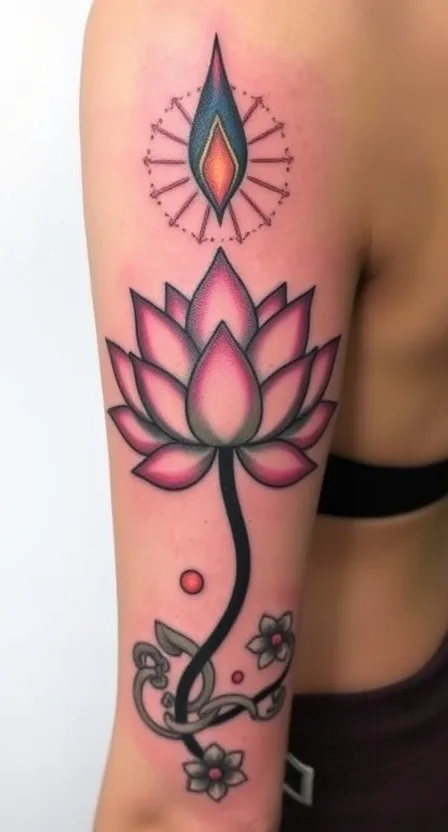 Lotus Flower Tattoo – Rising Above Struggles