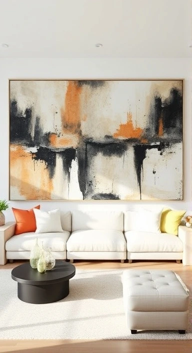 Oversized Abstract Art