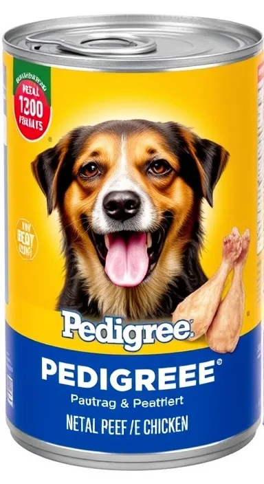 Pedigree Chopped Ground Dinner Wet Dog Food