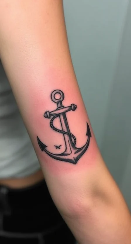 Anchor Tattoos for Stability