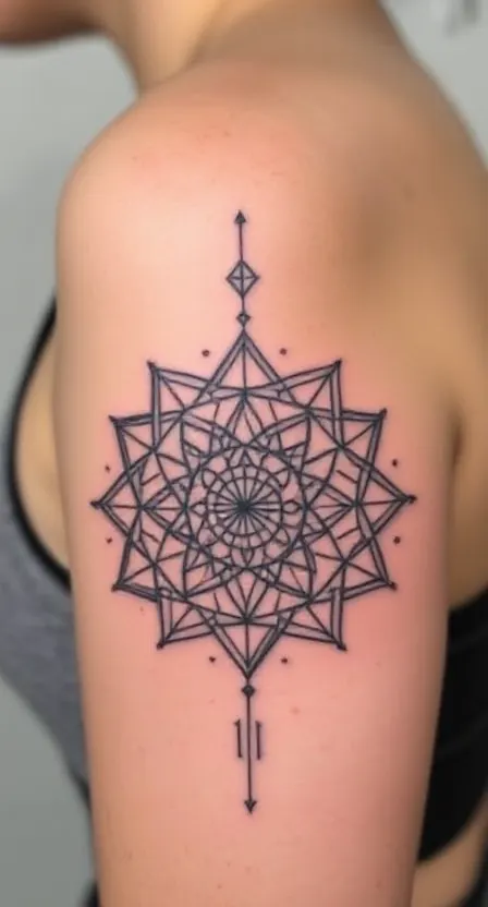 Geometric Tattoos for Mental Clarity