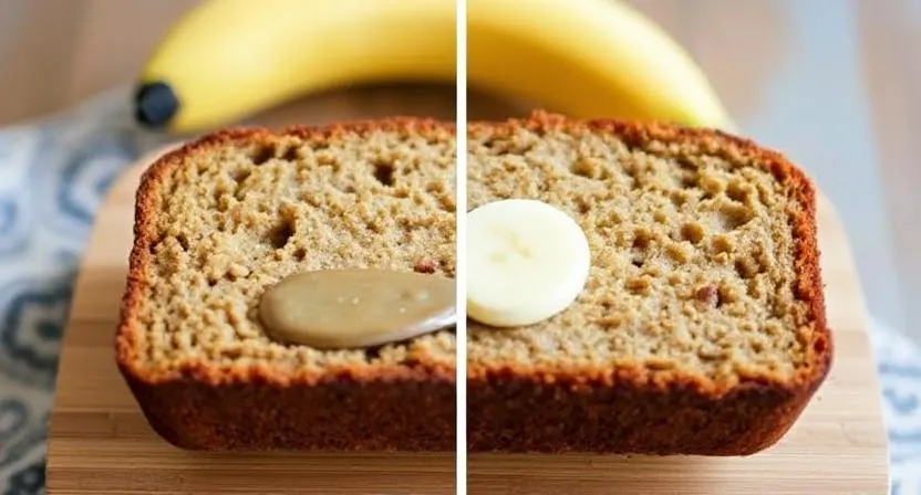 How does sugar-free banana bread compare to regular banana bread in taste