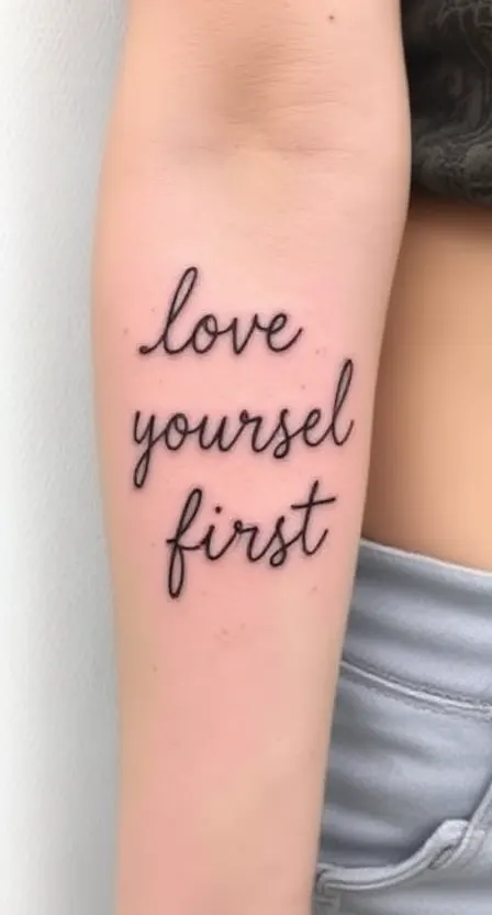 Love yourself first