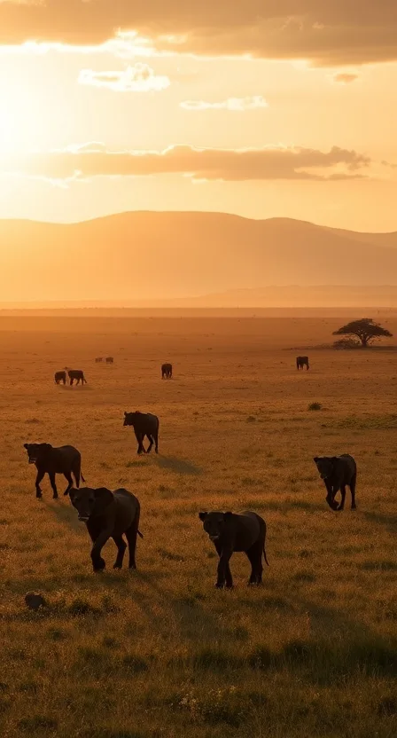 Safari in the Serengeti, Tanzania