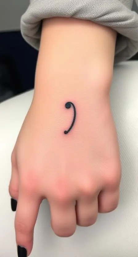 Semicolon Tattoo