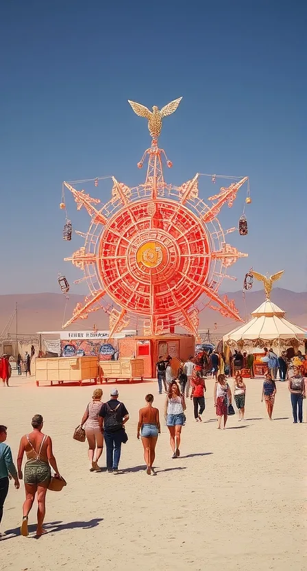 The Burning Man Festival - Black Rock Desert, Nevada, USA (August 2025)