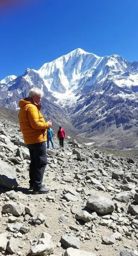 Trekking to Everest Base Camp, Nepal