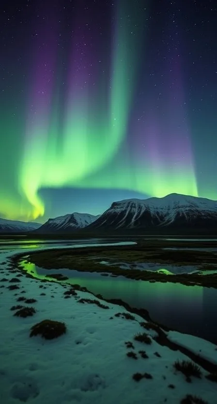 Witnessing the Northern Lights in Iceland