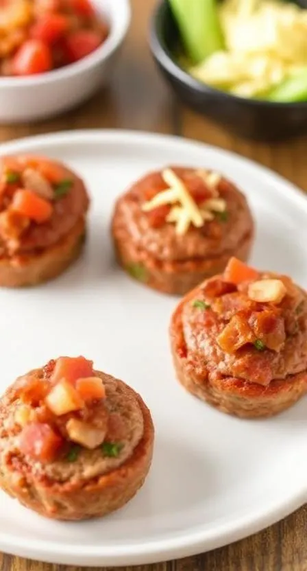 Mini Meatloafs Perfect for Little Hands