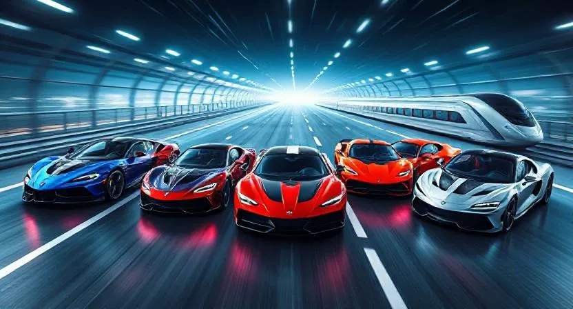 10 Cars That Can Go Faster Than a Bullet Train!