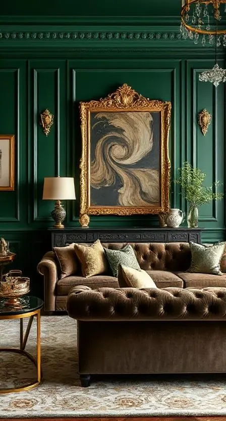 Paint with Neutral and Deep Tones